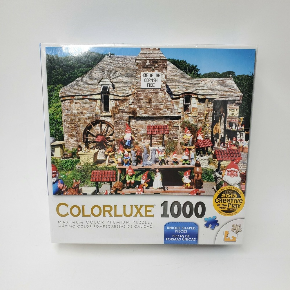 Olde Worldy Pixie Shop 1000‎ Pc Jigsaw Puzzle NEW Sealed Cornwall Cornish Gnome